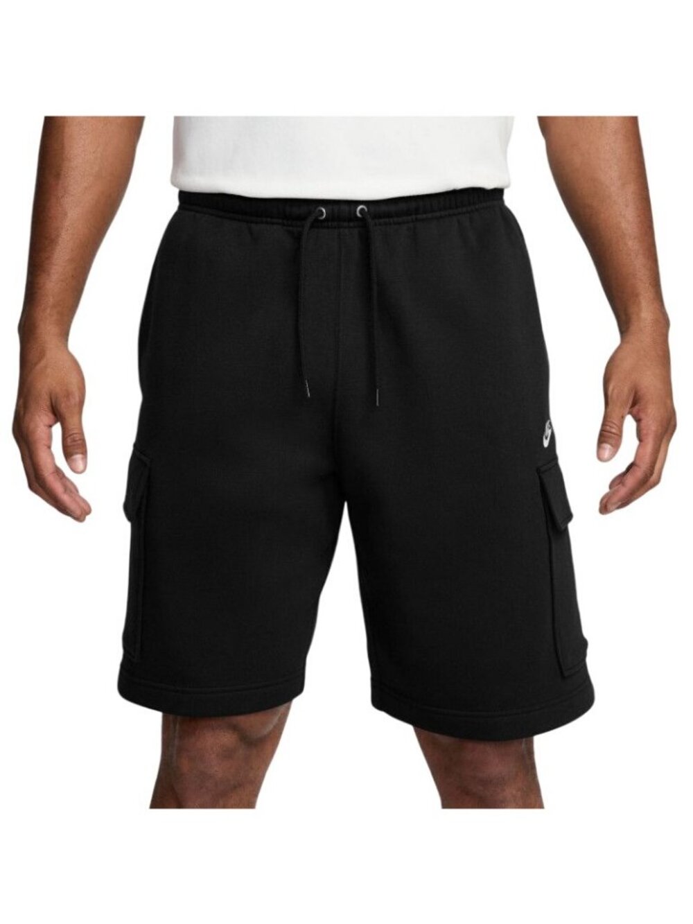 Nike Men's Sportswear Club Fleece Cargo Shorts Black Size XXL NEW WITH TAGS!